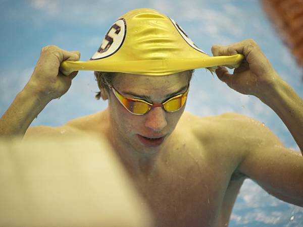 Boys swimming: Sterling tops friendly rival Byron in dual meet