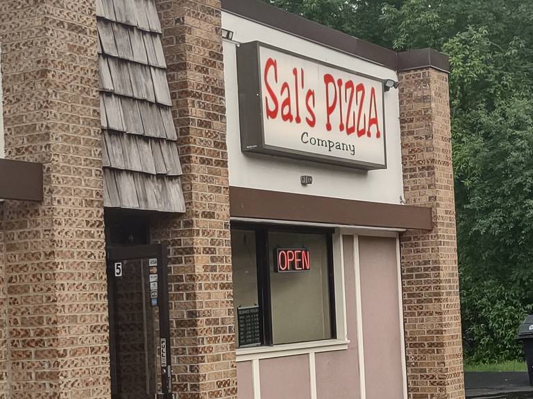 Sal's Pizza Company is located off to the side along a strip mall on West Algonquin Road. Don't be fooled by the nondescript facade: the pies are delicious.