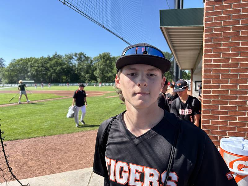 Crystal Lake Central junior John Gariepy used a strong outing to lead the Tigers past Cary-Grove, 5-1, in the Class 2A Grayslake Central Sectional semifinals Wednesday in Grayslake.