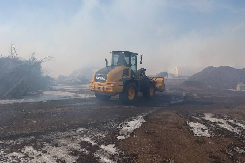 Photos Mulch Fire in New Lenox Shaw Local