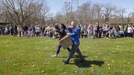 Dixon’s rescheduled egg hunt turns out just fine