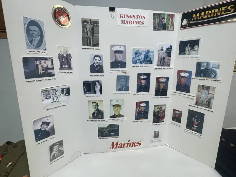 A Hometown Heroes Display, presented by the Kishwaukee Valley Heritage Museum, was on display Saturday, Aug. 2, 2025, showcasing various artifacts and photographs. It was all part of Veterans Weekend in Genoa.