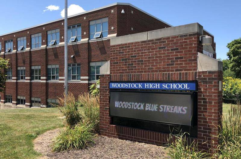 Woodstock High School is seen Aug. 4, 2020