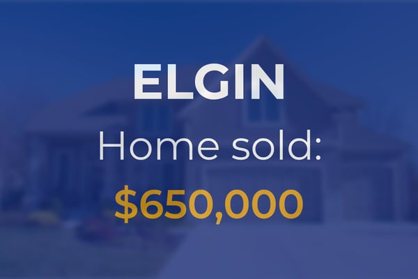 Single-family home in Elgin sells for $650,000