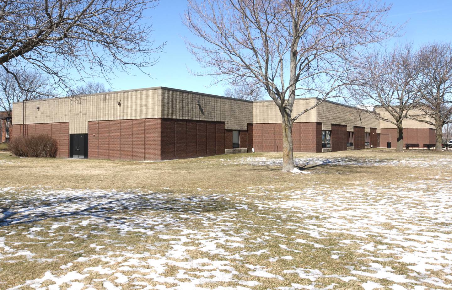 The former Northern Illinois University School of Nursing building Tuesday, Mar. 14, 2023, on the corner of Ridge Drive and Normal Road in DeKalb.