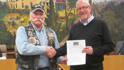Local leaders proclaim May Motorcycle Awareness Month