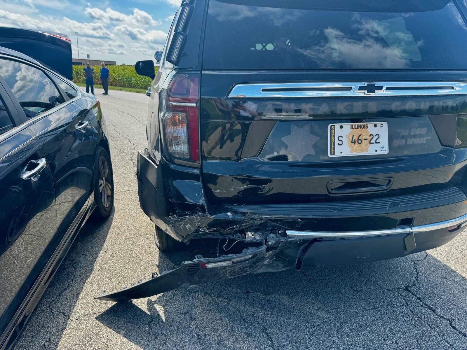 Kankakee juvenile steals car hits sheriff s vehicle Shaw Local