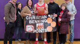 Boys basketball: Christian Benning’s milestone highlights Streator win at Wilmington