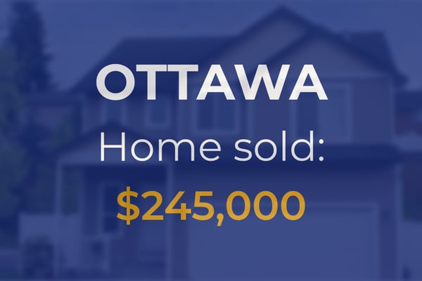 Single-family home in Ottawa sells for $245,000