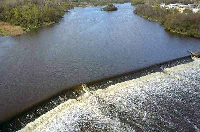 The Carpentersville Dam on the Fox River will be removed with the help of a $2 million state grant this year.