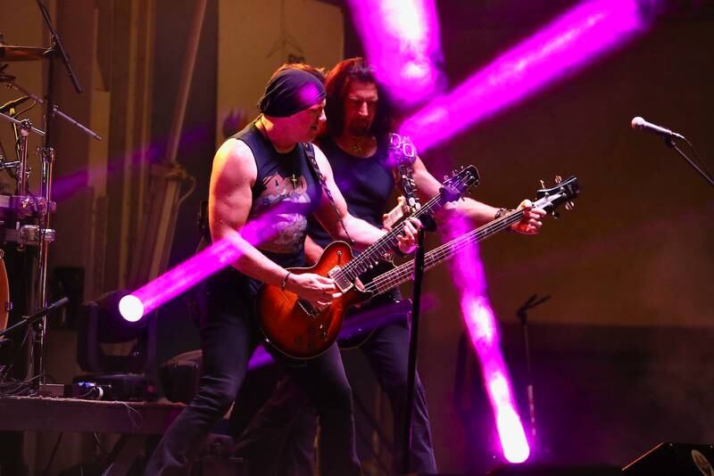 The band performed after having to reschedule it’s original July 28 appearance due to excessive heat and storm threats.