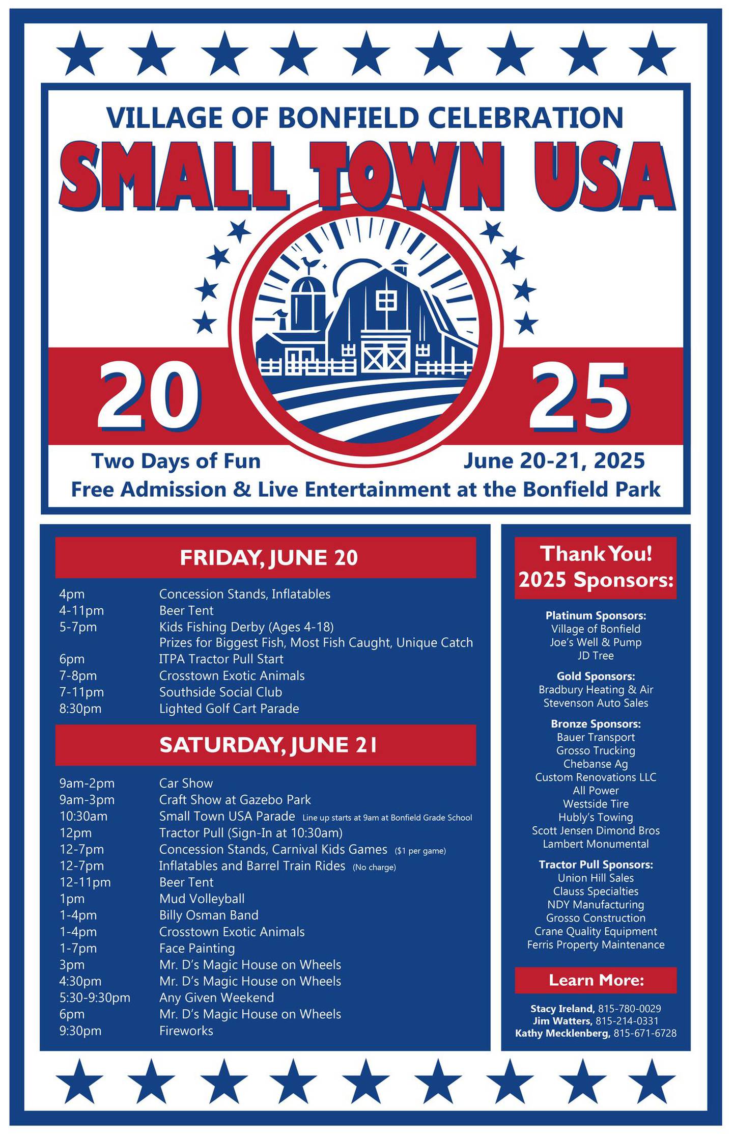Village of Bonfield's Small Town USA Celebration