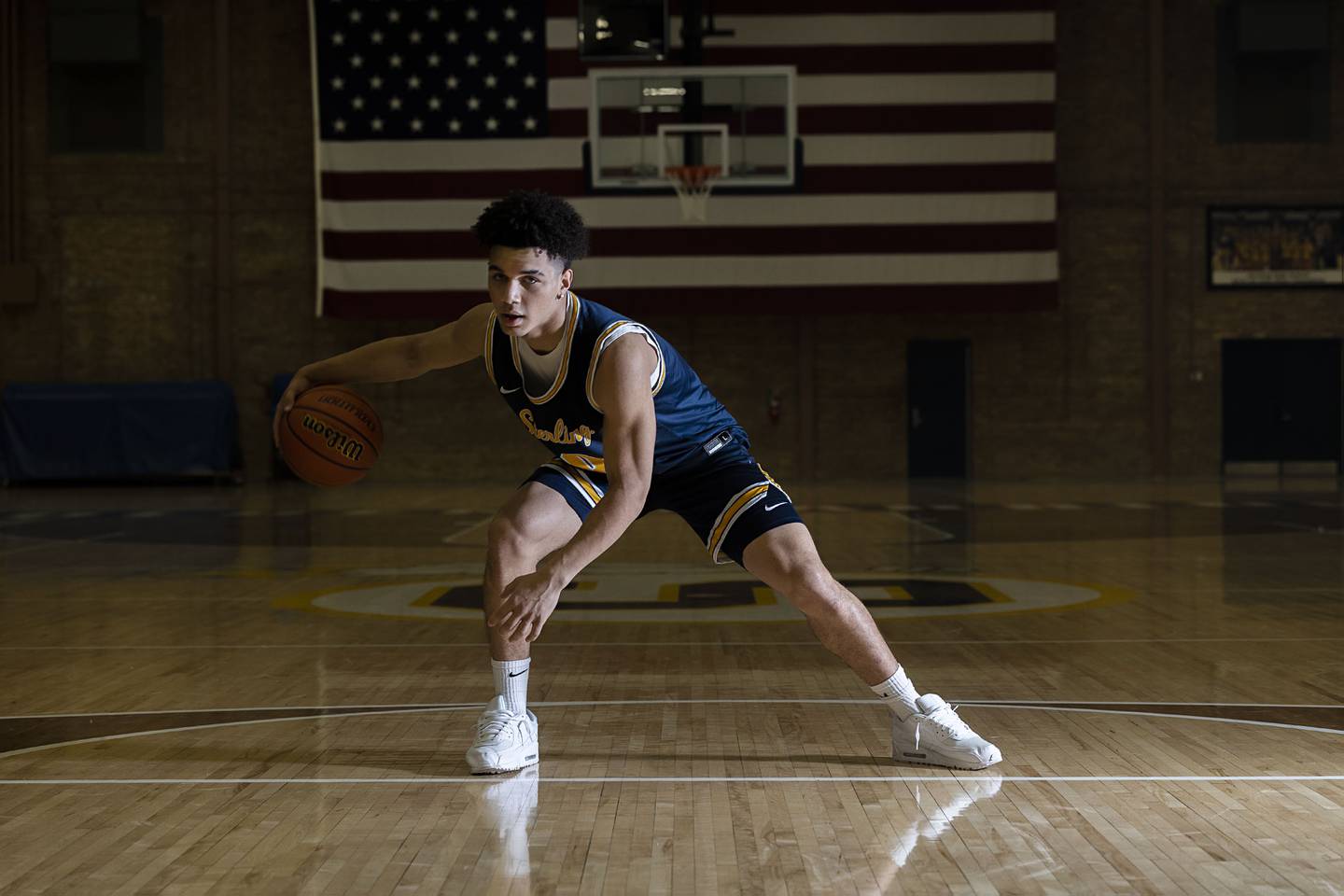Sterling’s Andre Klaver was selected at SVM’s boys basketball Player of the Year.