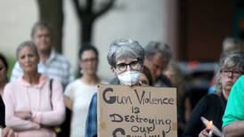 More than 150 gather in Geneva to honor Highland Park victims, call for change to gun policies