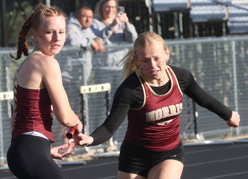 Mendota's Rylee Woods competes in the high jump during the Class 2A Sectional track meet on Wednesday, May 13, 2026 in the Jeff Prusator Athletic Complex at Mendota High School.