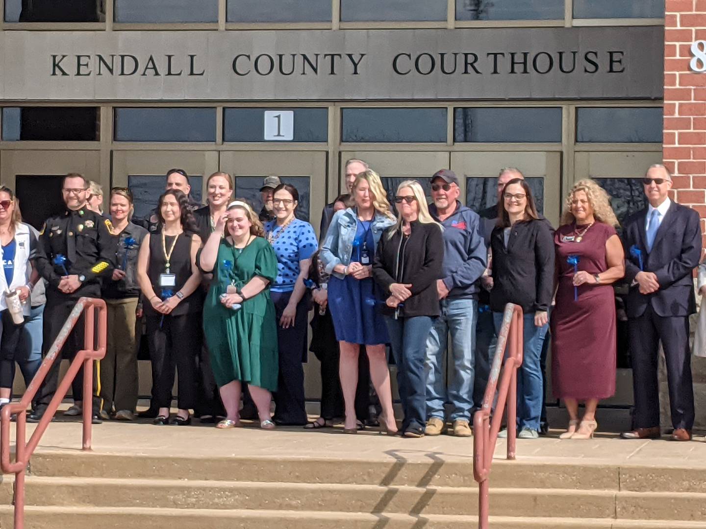 CASA Kendall County held its annual Hands Around The Courthouse gathering at the Kendall County Courthouse on April 9, 2026.