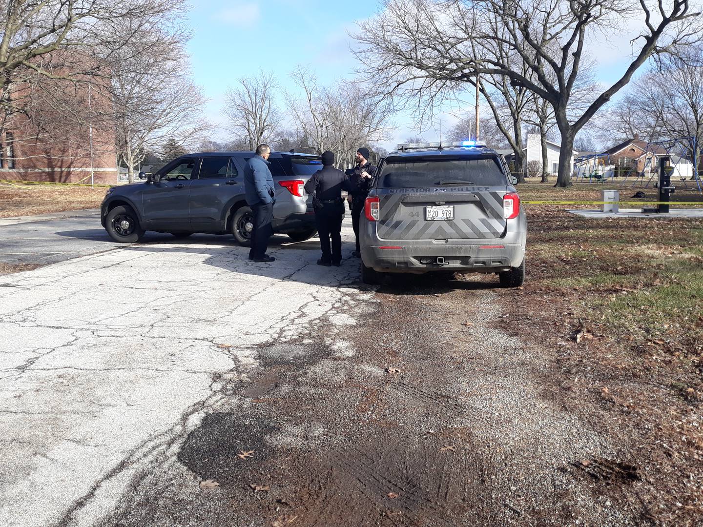 A Streator police officer shot and injured a man who was wielding a knife Monday, Jan. 23, 2023, at Central Park, police said.