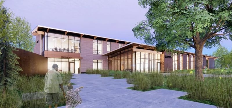 A new clinic will soon be under construction at the Willowbrook Wildlife Center in Glen Ellyn. It's the first net-zero energy project undertaken by the forest preserve district. (Courtesy of the Forest Preserve District of DuPage County)