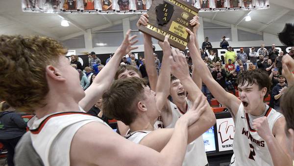 Photos: Woodland boys basketball wins the Class 1A Regional title over Newark