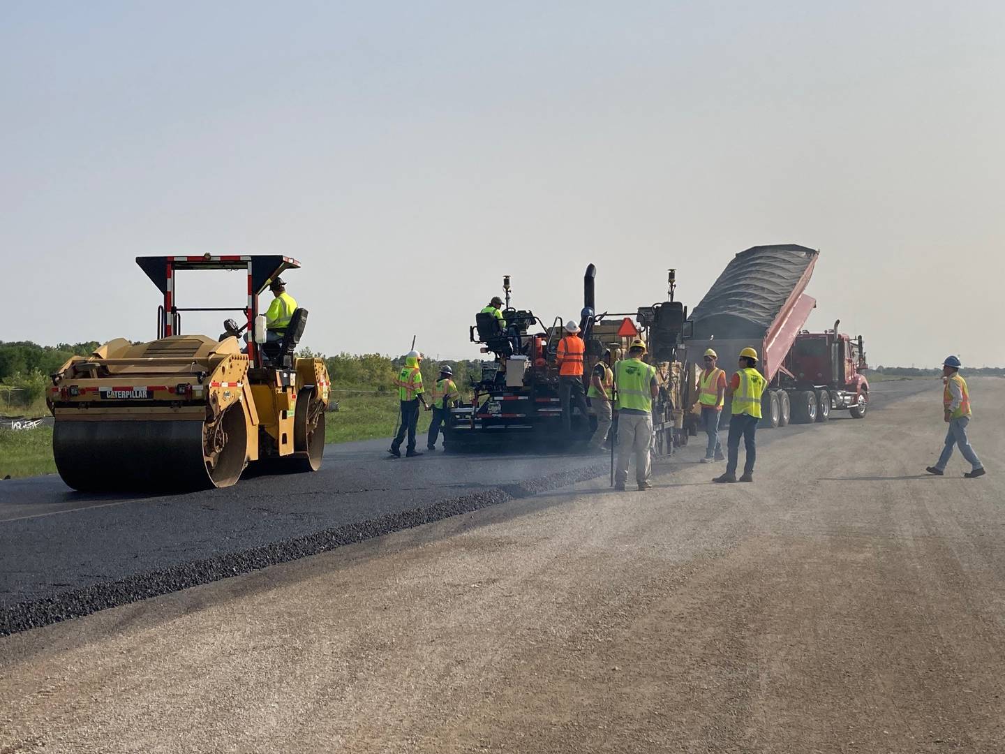 Lake in the Hills is wrapping up construction work on its runway in October 2022, ending two months of construction.