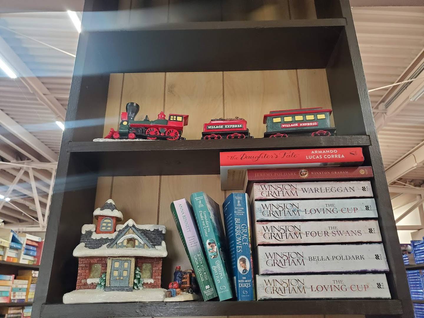 The Book Market in Crest Hill is selling vintage, hand-painted, holiday village pieces on consignment for the artist, who is currently on hospice. Items are on sale now and will be available into ealry January 2022.