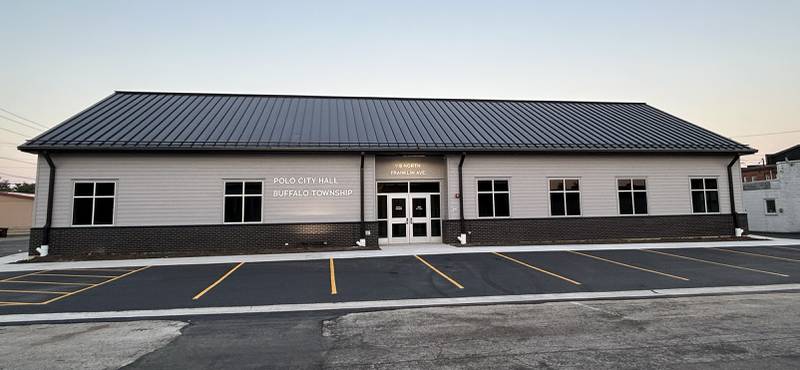 The new Polo City Hall and Buffalo Township building is located at 118 N. Franklin Ave., in Polo.