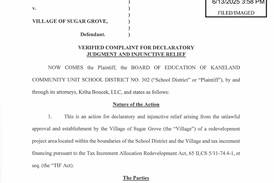 Records: Kaneland School District 302 sues Sugar Grove over Crown TIF development