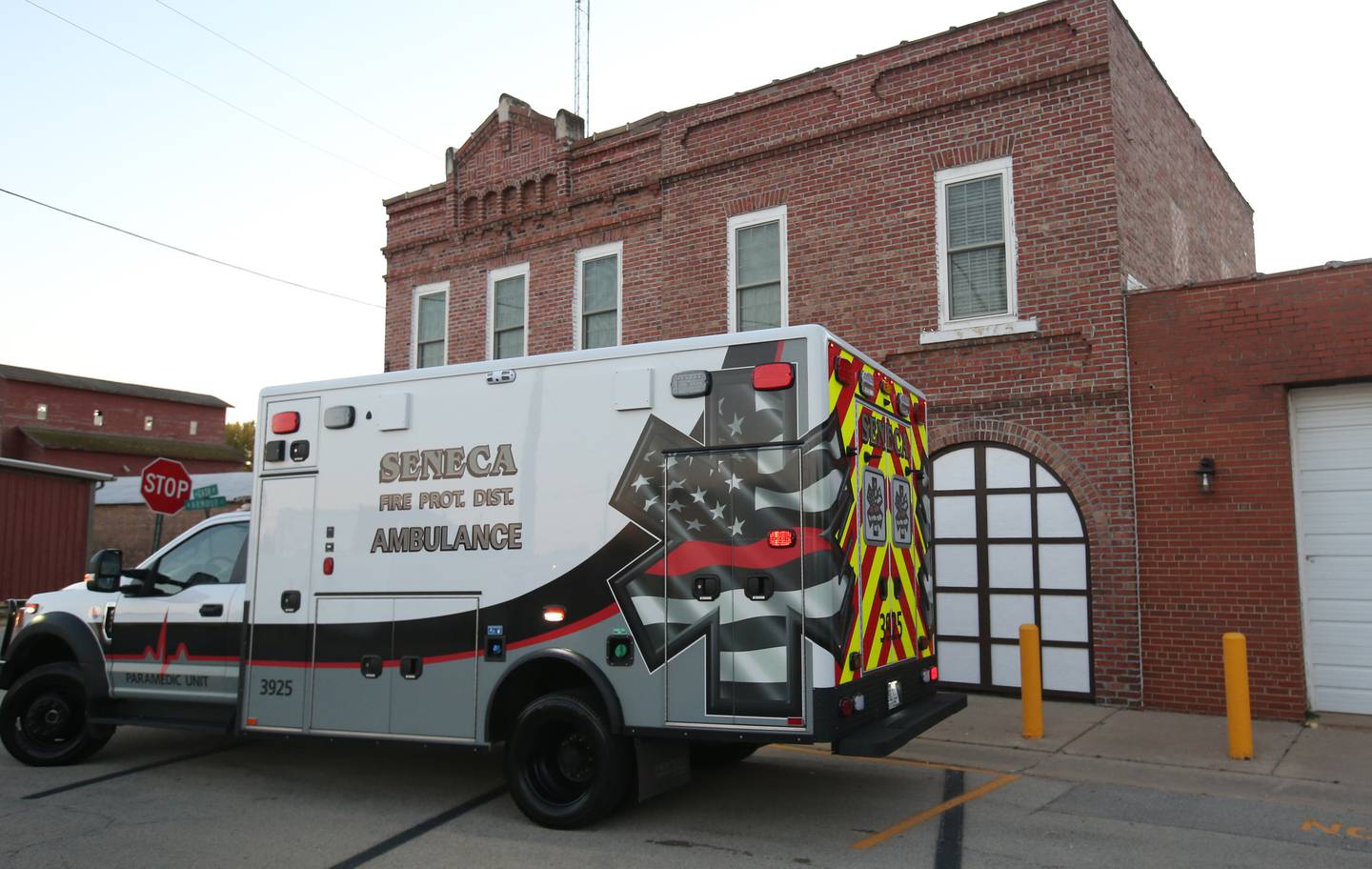 An exterior view of the Seneca Fire Protection and Ambulance District building on Friday, Oct. 18, 2024 in Seneca.