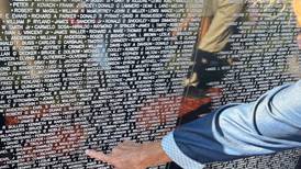 A time for reflection: Hundreds drawn to Vietnam Traveling Memorial Wall 