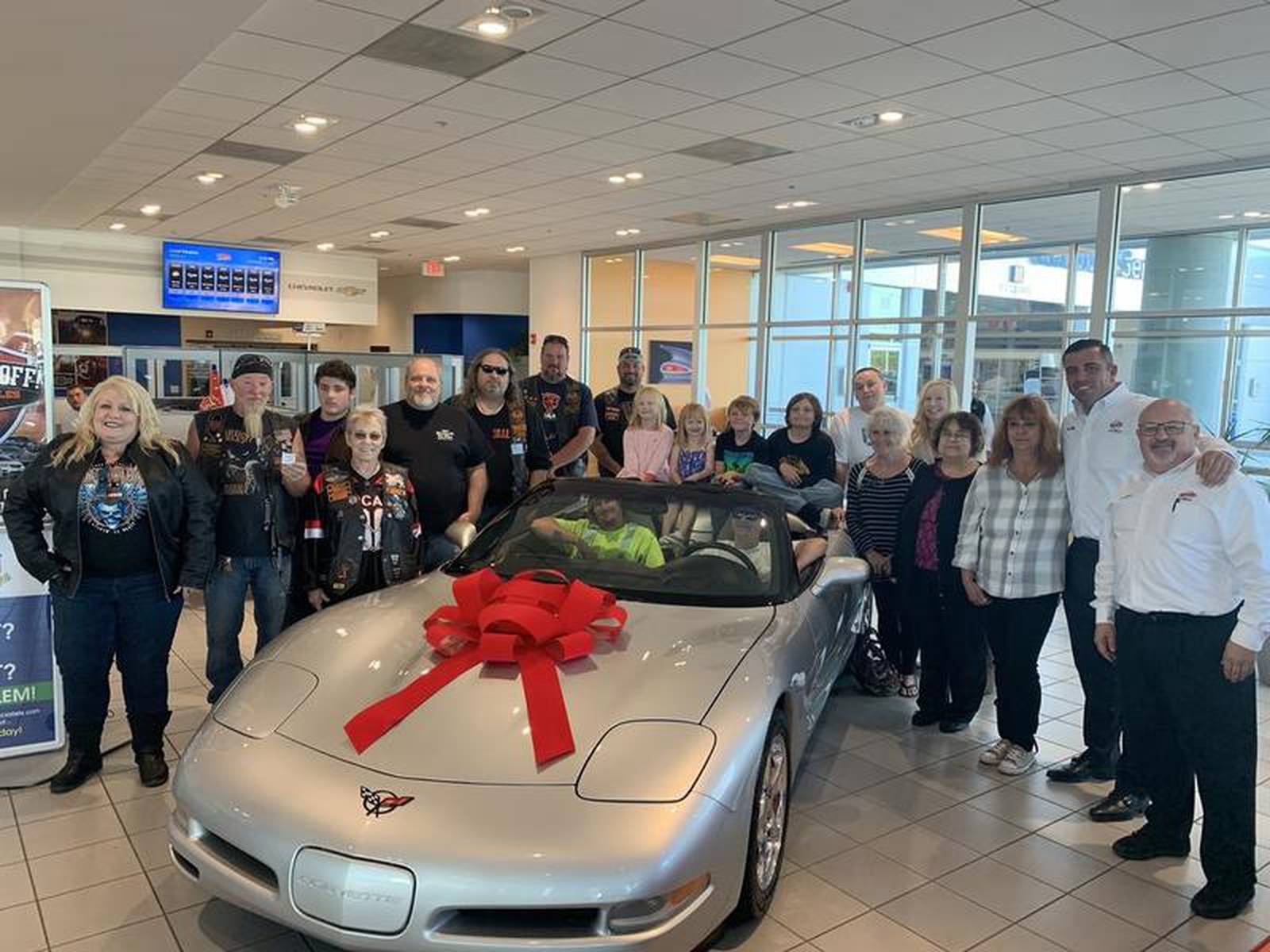 Gary Lang Auto Group Mchenry Il Couple wins Corvette from Gary Lang in McHenry Moose Lodge raffle