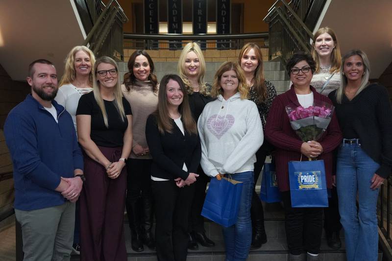 Several educators from Oswego School District 308 schools were recognized as PRIDE Winners on Monday, Jan. 13, 2025, at the Board of Education meeting.