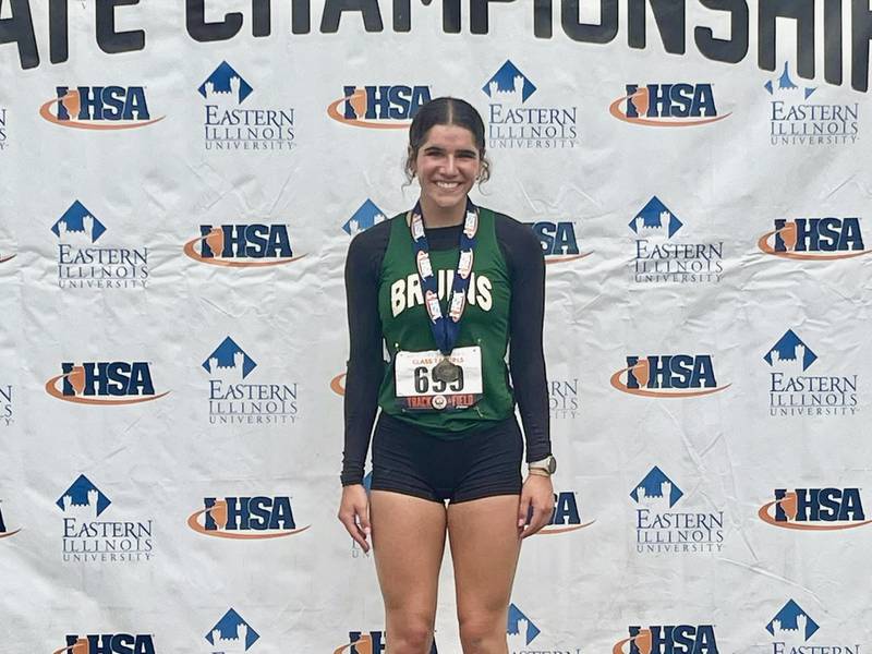 St. Bede senior Lily Bosnich landed two more state medals in the hurdles, placing second in the 100 hurdles  and third in the 300 hurdles in Saturday's 1A finals in Charleston.