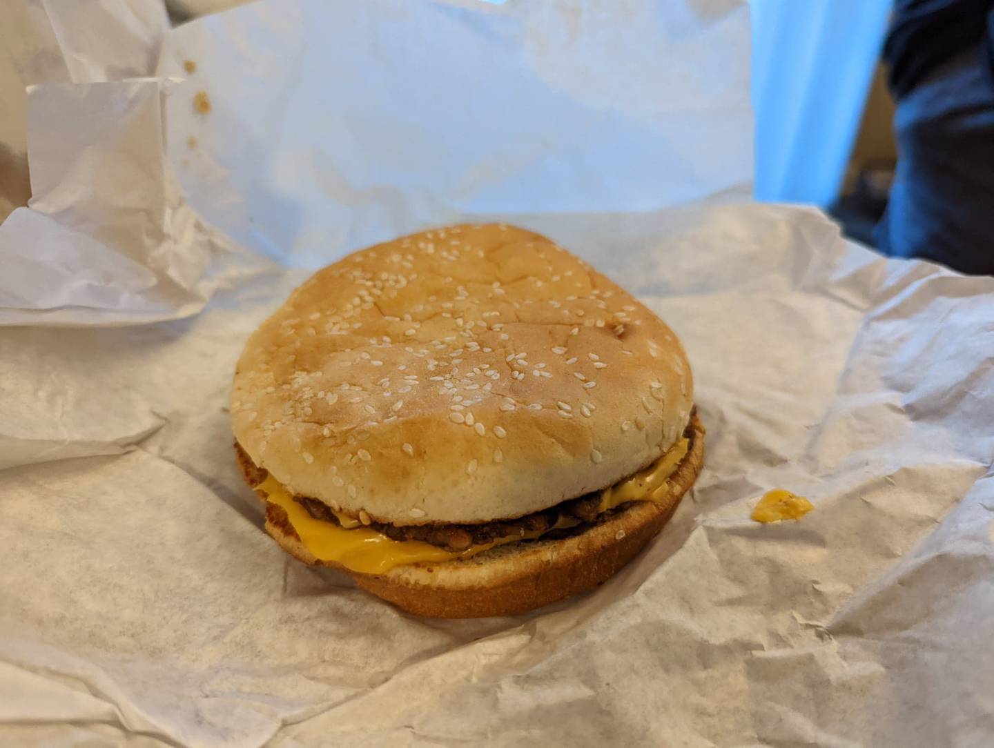 Mickey’s Gryos in Crest Hill serves up more than gyros. The venue has a full menu of sandwiches, soups, salads, barbecue and other dinners, specials and milk shakes in five flavors. Pictured is a Mickey's "Big Mickey" cheeseburger.