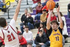 Photos: Mendota's Aden Tillman reaches 1,000 point milestone in win over Hall