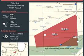 National Weather Service issues severe thunderstorm warning for Grundy, Kendall counties