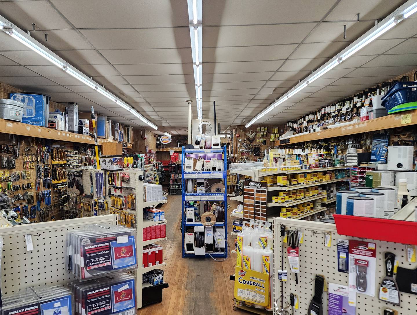 Schmidt’s in-laws owned the store since the 1980′s as he began working part-time around 2020 after leaving nursing and spending a year in Afghanistan. Schmidt was familiar in the hardware field as he also operated a woodworking business full-time.