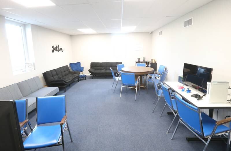 A view of the junior high room on Thursday, April 24, 2025 at the Second Story Teen Center in Princeton.