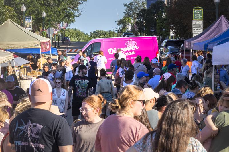 Dixon City Market kicked off its season Wednesday, June 5, 2024 along the riverfront. Hundreds poured into the downtown to shop, grab some food and listen to music.