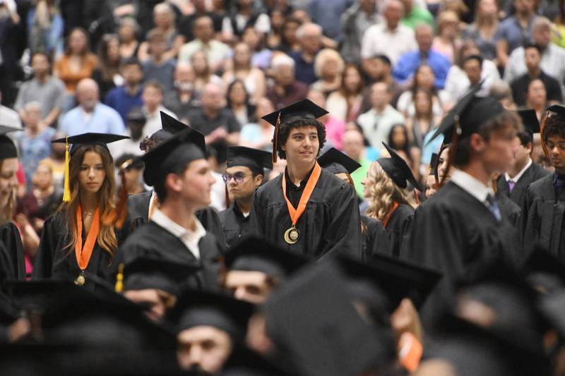 Wheaton Warrenville South High School held its graduation ceremony on Saturday, May 25, 2024 at the College of DuPage in Glen Ellyn.