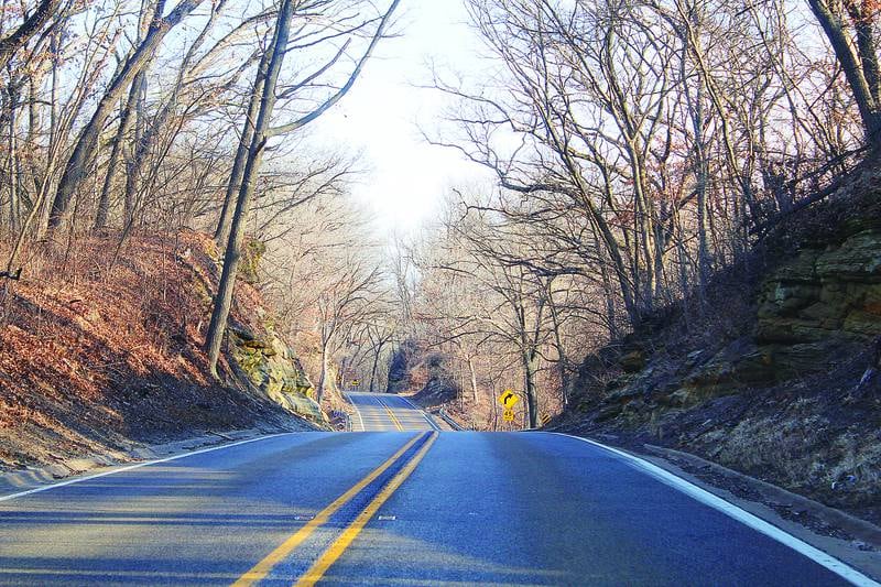 The state Route 2 cutout at Castle Rock State Park has been around for 100 years as of 2025.