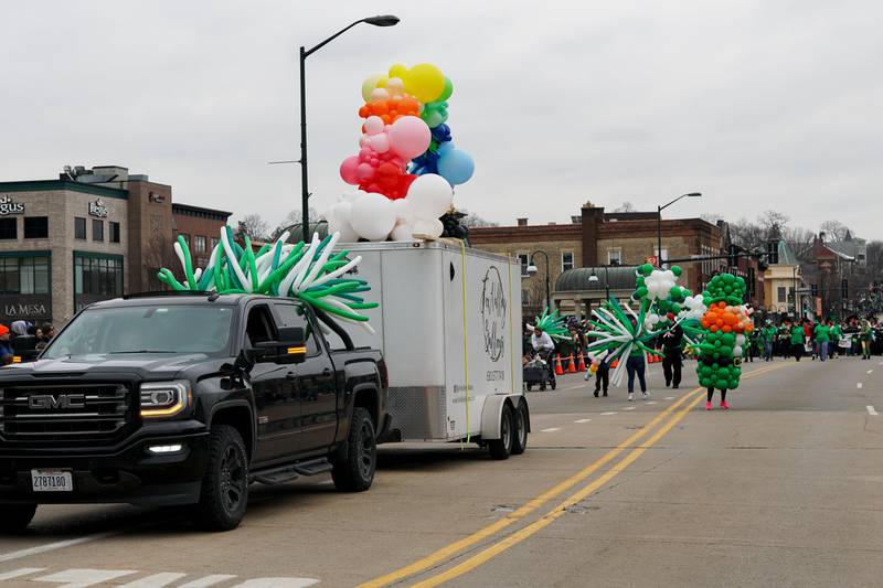 Fox Valley Balloons & Rentals took Best of Show in the St. Charles St. Patrick's Parade on March 11.
