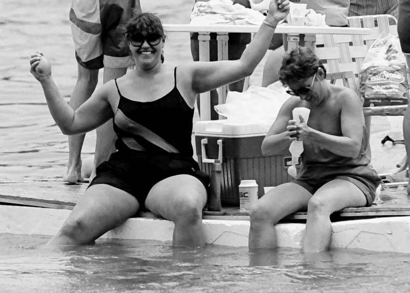 The Anything That Floats races were held from 1978-1986 each year in Peru. Contestants received a free case of Old Style beer upon entering. The rules were simple. To enter, participants needed to build a raft less than 50 feet in length and each person had to have a life jacket on board whether you wore it or not. A rope had to be attached to the raft for towing. Rafts were made from styrofoam, inter tubes or barrels. A minimum of two paddles were required on the float. Rafts were launched at the Starved Rock Boat Ramp and finished at the Peru boat launch area. Overtime, the event grew and got to big and out of control that organizers had to scrap it. This photo was found in the La Salle NewsTribune archives.