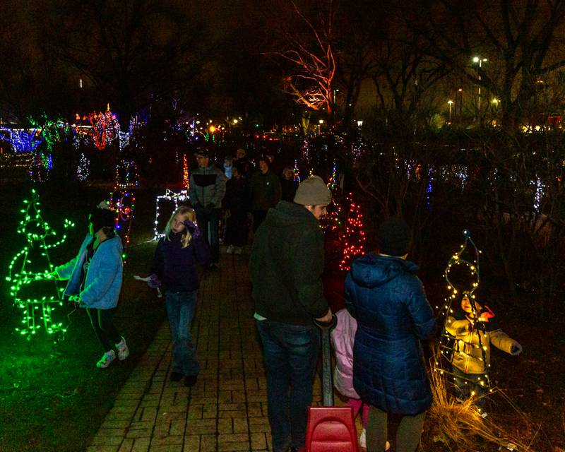 A large crowd came out to enjoy the Lombard Jingle Bell Jubilee. Dec 2, 2023