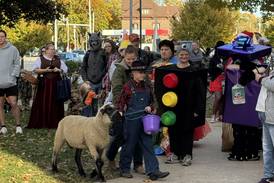 Kids fill Downtown Morris Thursday for Downtown Trick-or-Treat
