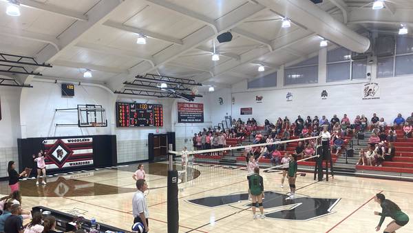 Woodland holds off scrappy Leland for Volley for a Cure victory
