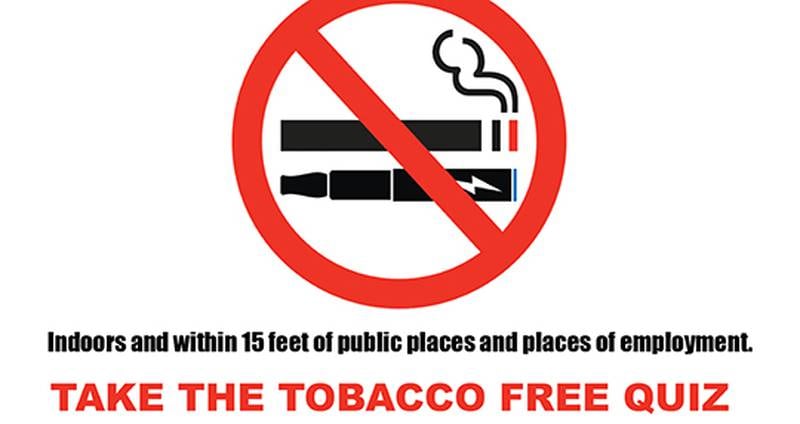 Tobacco Free Quiz promo