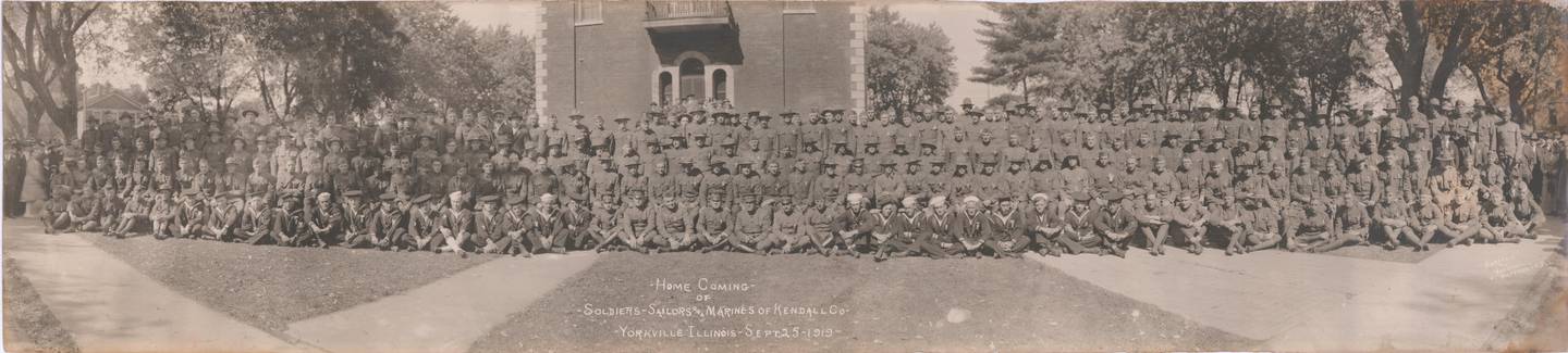 Homecoming of Kendall County Soldiers, Sailors and Marines, Sept. 25, 1919.