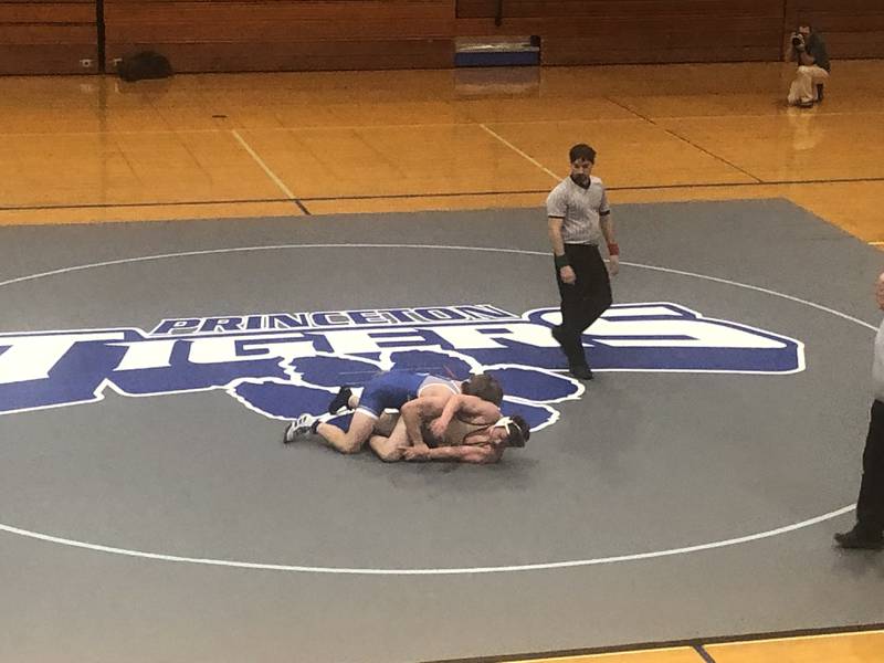 Princeton and Morris met on the mat at Prouty Gym Tuesday night.