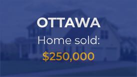 Single-family home sells in Ottawa for $250,000