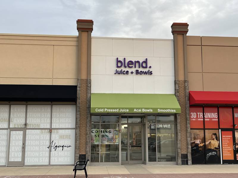 Blend, located at 1728 S. Randall Road, Algonquin, is expected to open this month.